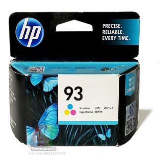 HP 93 C9361WA Tri-Color C M Y ตลับหมึกอิงค์เจ็ท สีฟ้า , แดง , เหลือง